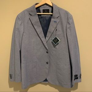 Taylorbyrd 2 button patterned print blazer